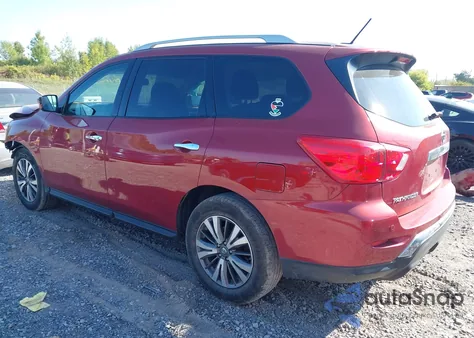2017 Nissan Pathfinder S/Sv/Sl/Platinum z USA, uszkodzony, nr VIN 5N1DR2MM6HC666981